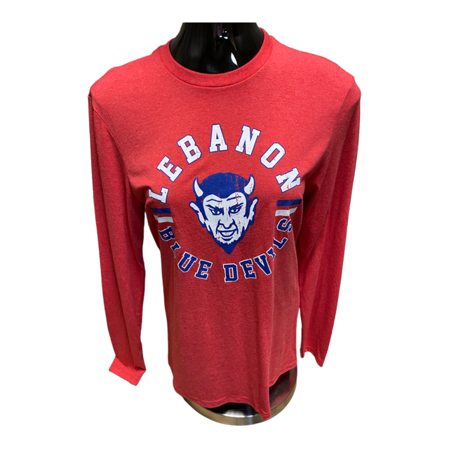 Lebanon Port & Company Circle Design L/S Tri Blend Tee