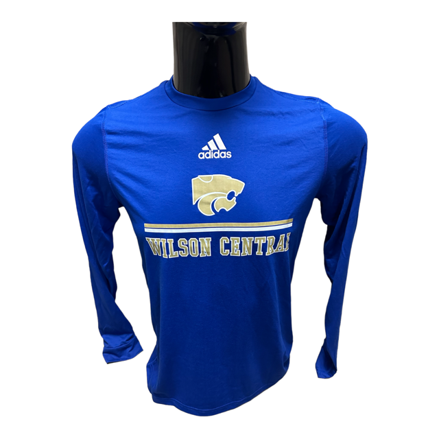 Wilson Central Adidas LS Tee Powercat Lines