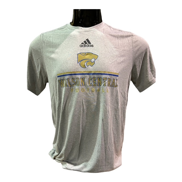 Wilson Central Adidas Cougar Head Football Tee