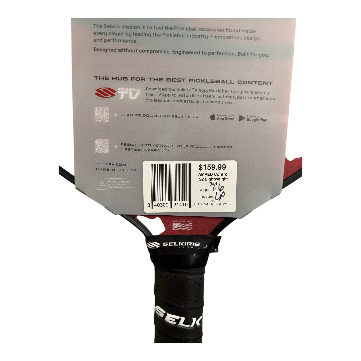 Selkirk Amped Control S2 Lightweight