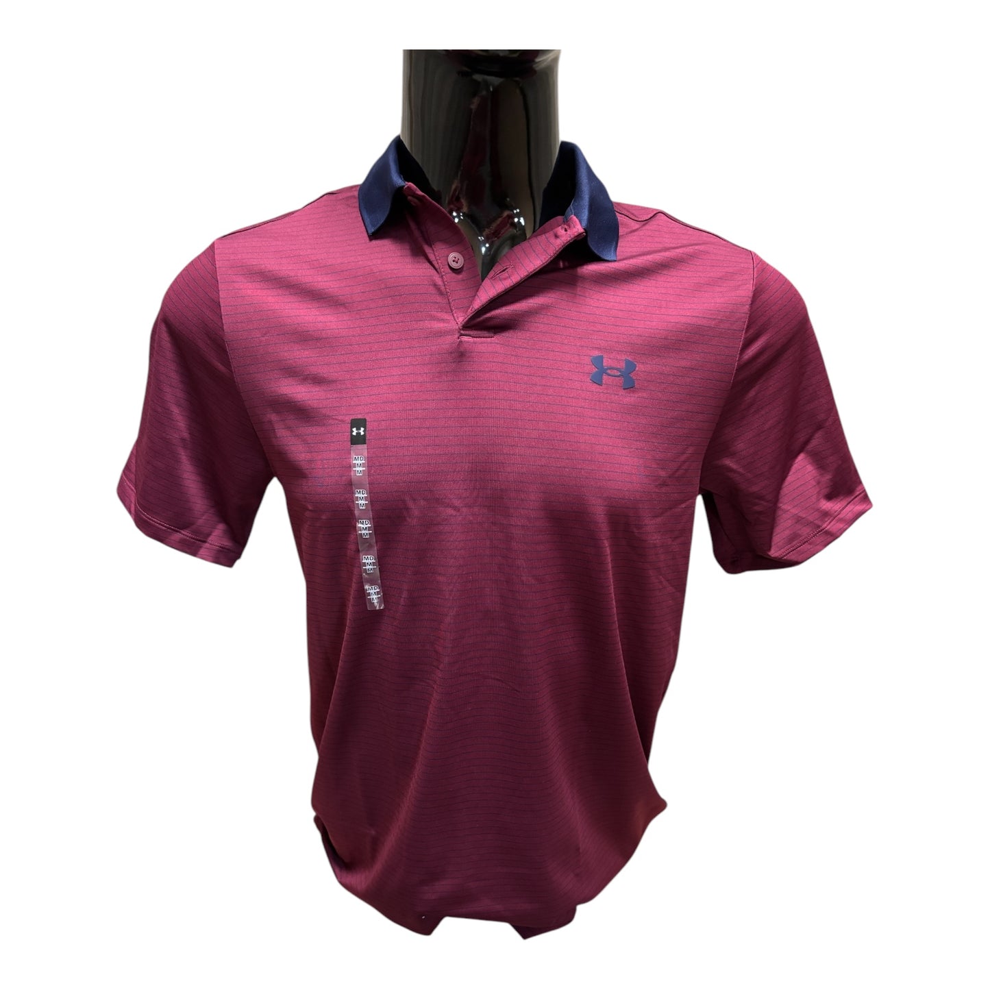 UnderArmour Match Play Striped Polo