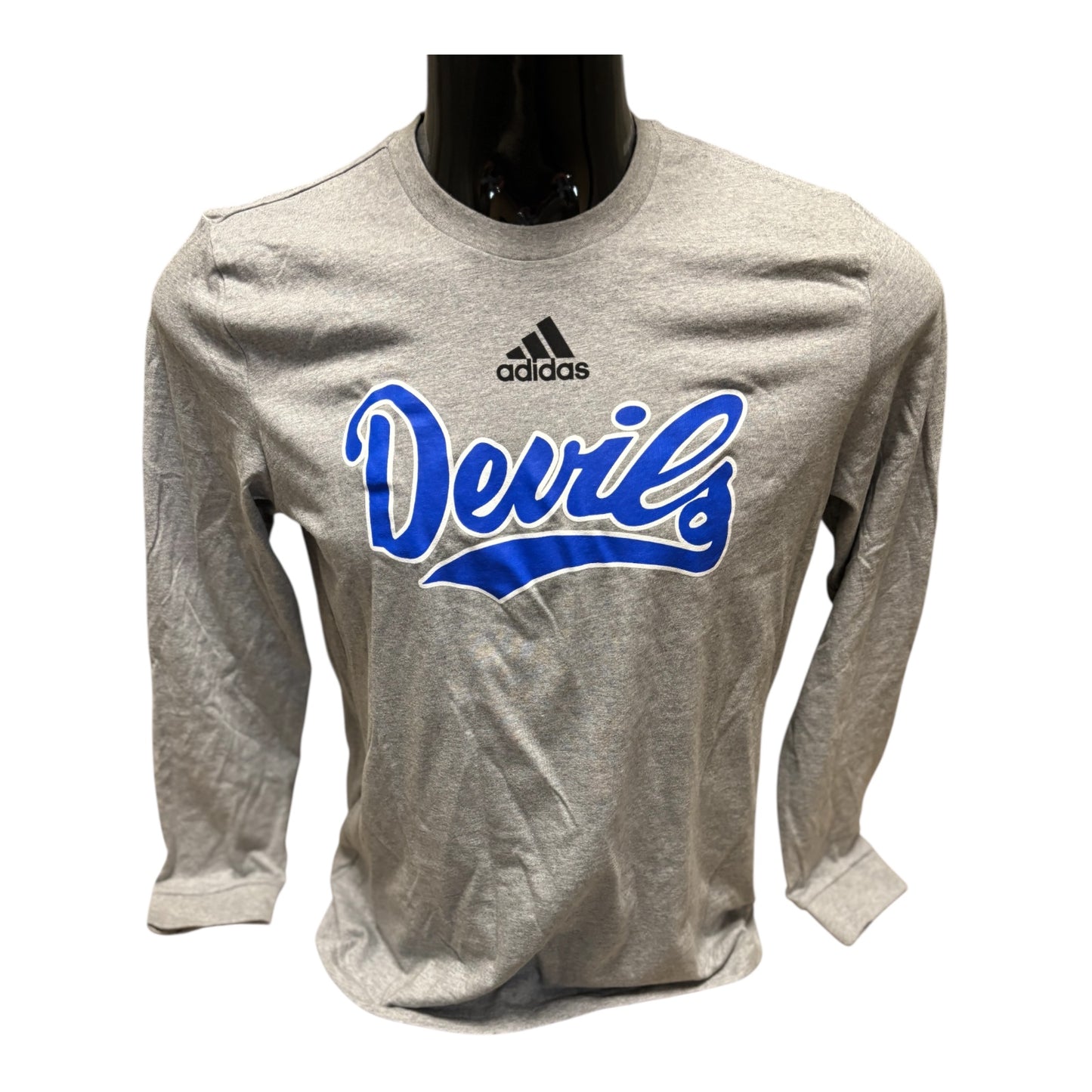 Lebanon Script Devils LS Adidas Tee
