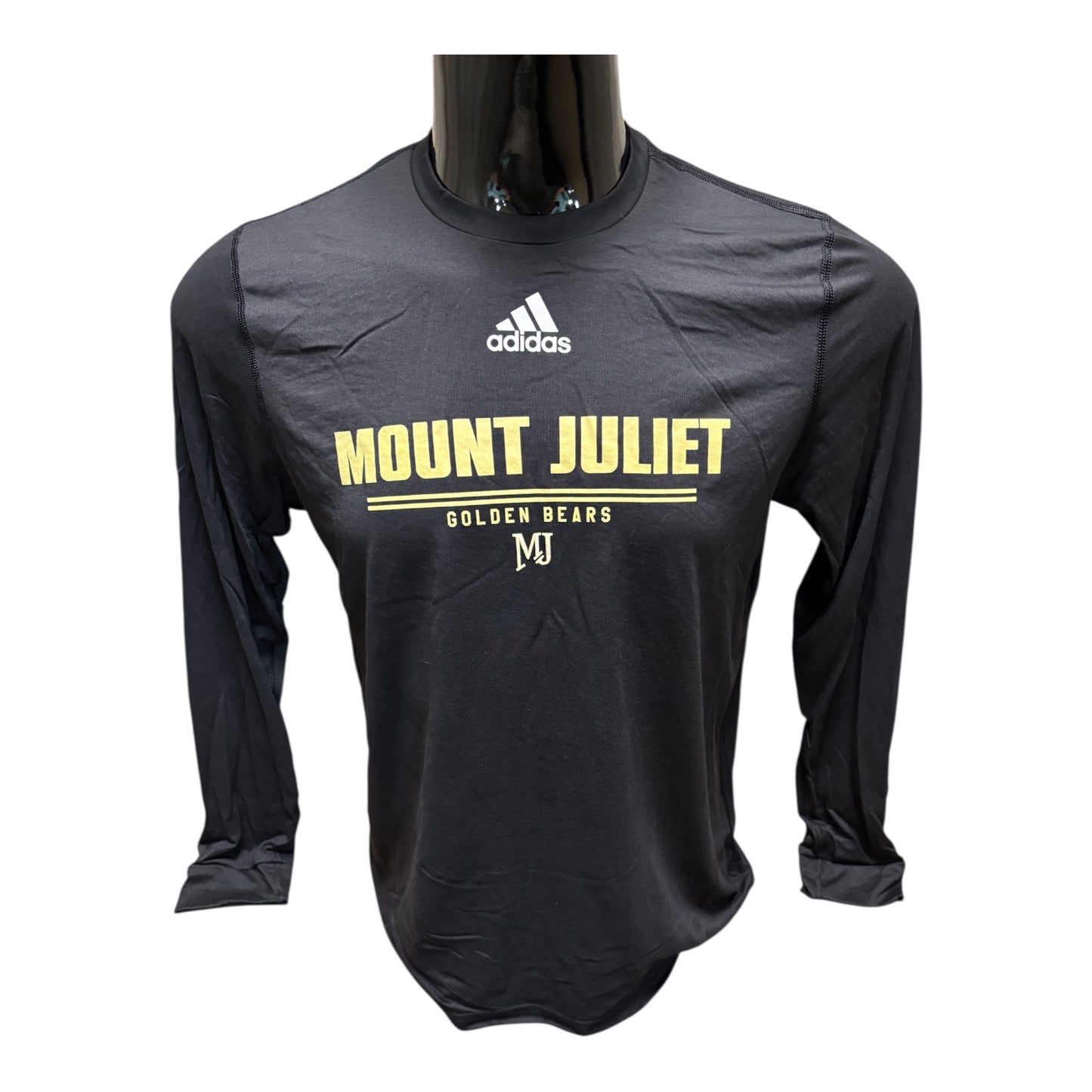 Mt. Juliet 2 Line Bears Adidas LS Tee