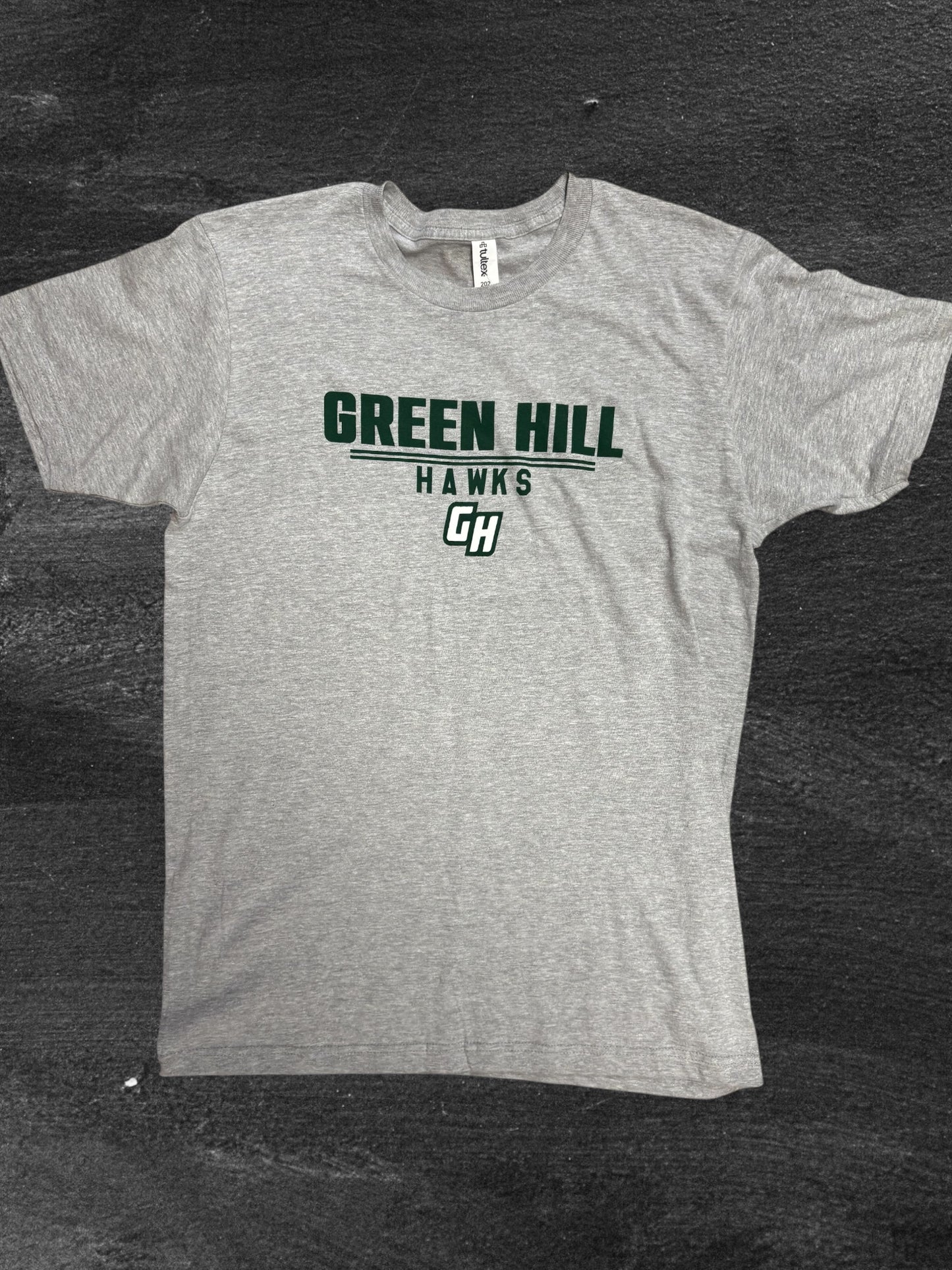 Green Hill 2 Line Hawks Tee
