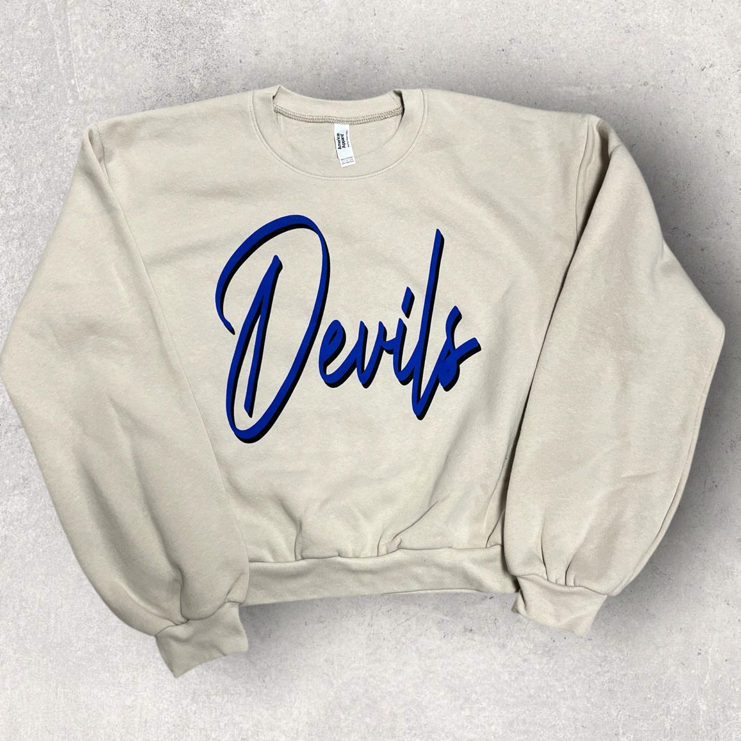 Lebanon Cropped Two Color Devils Crew