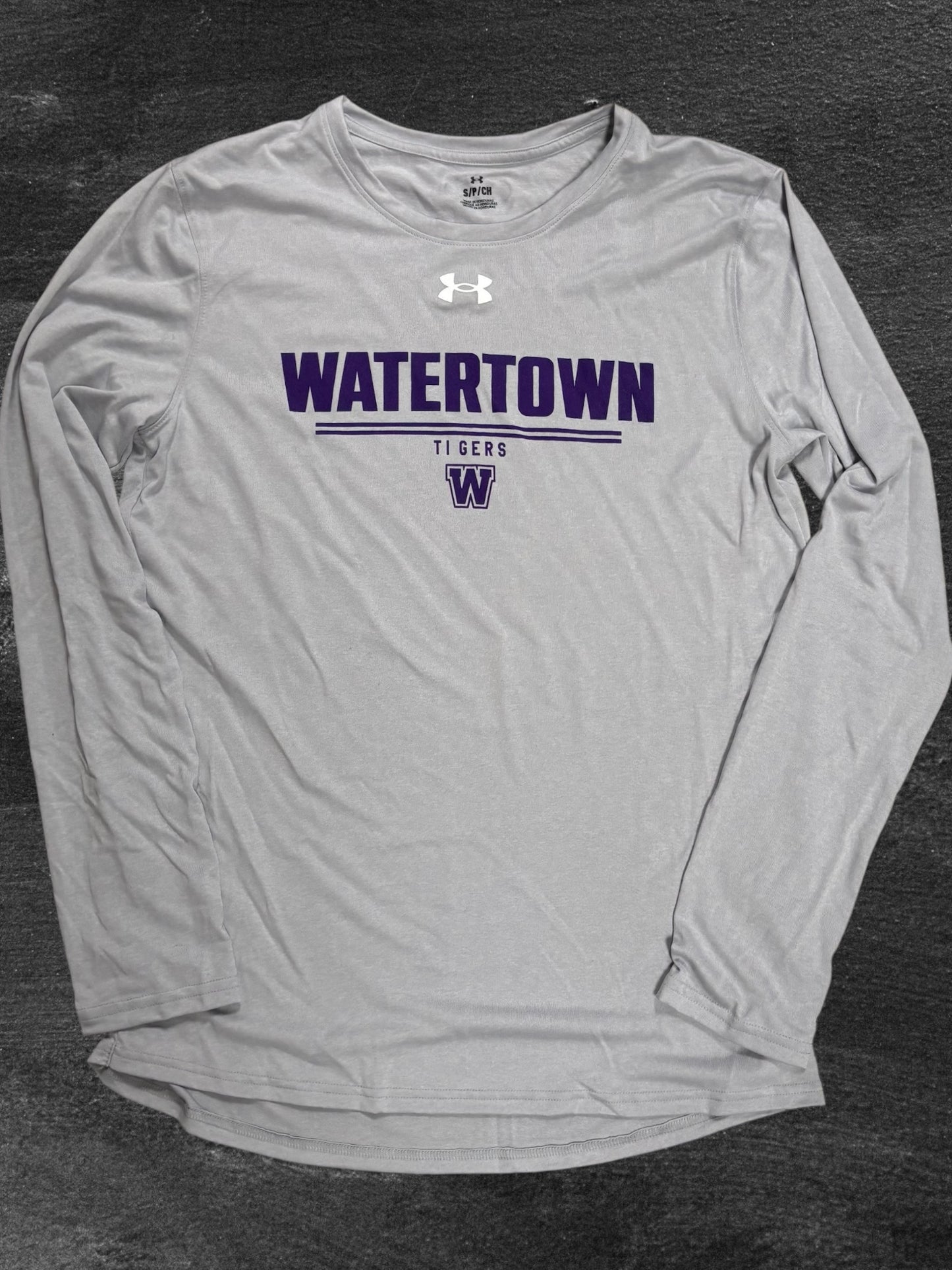 Watertown 2 Line Tigers UnderArmour LS Tee