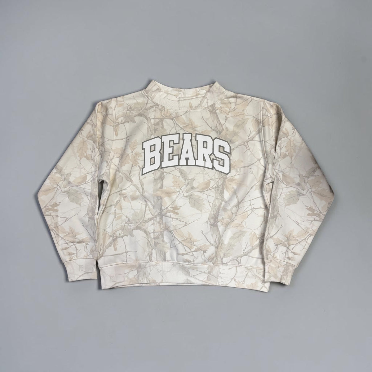 Mt. Juliet Bears White Camo Mock Neck