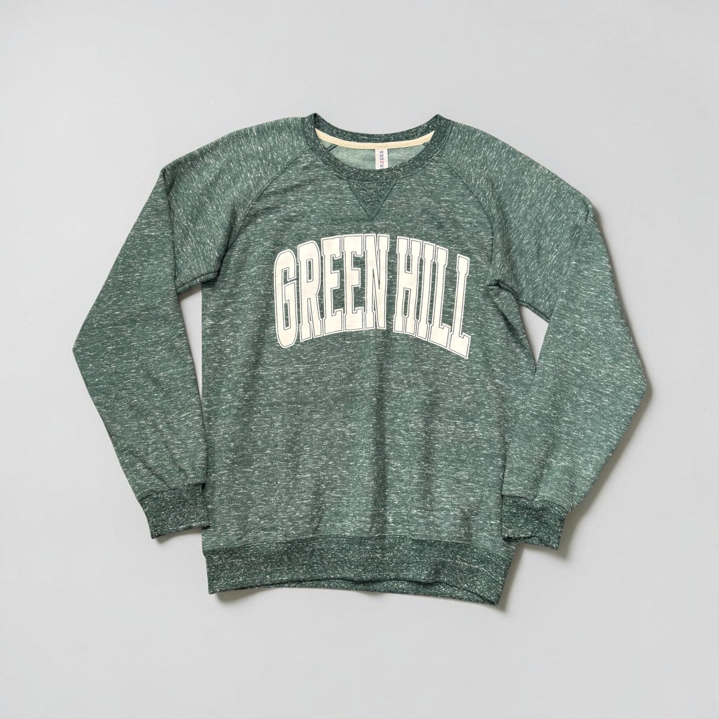 Green Hill Arched French Terry Crew