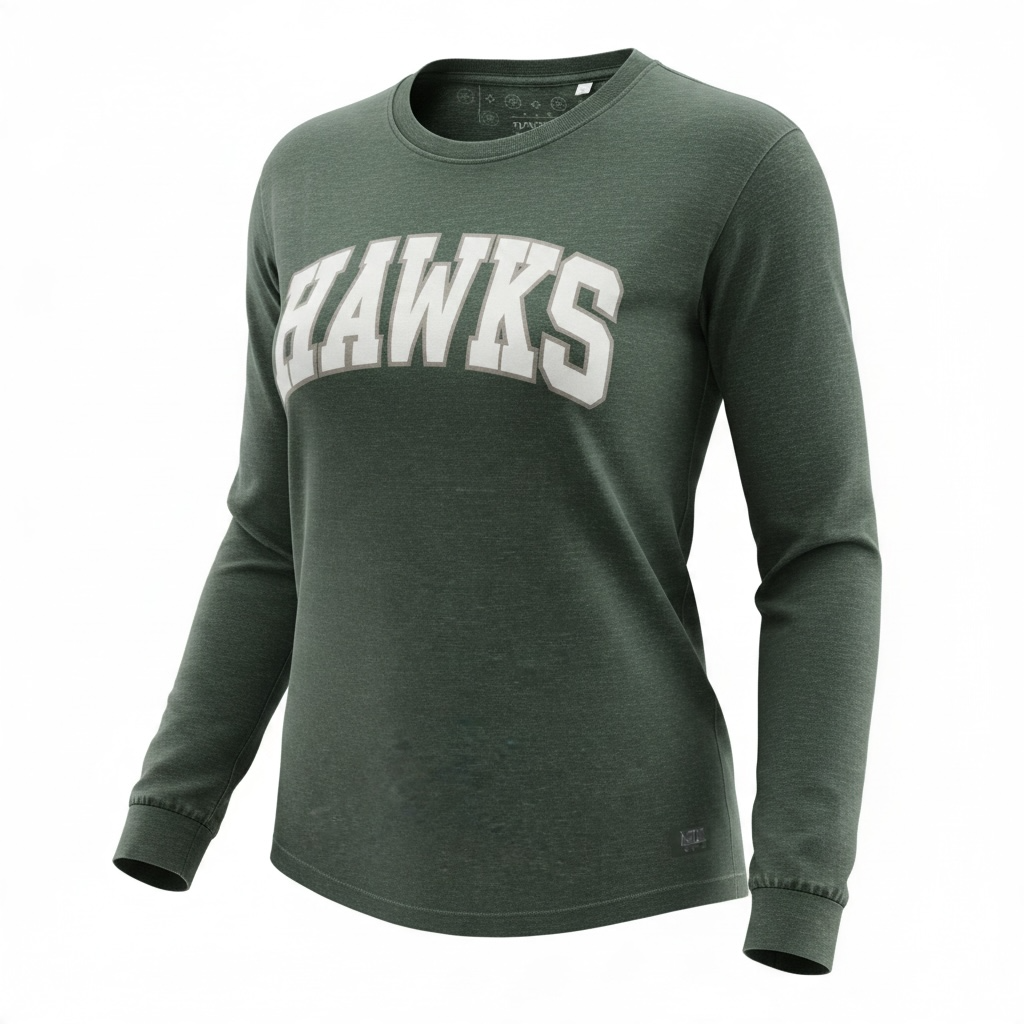Green Hill Hawks Royce LS Boxy Tee