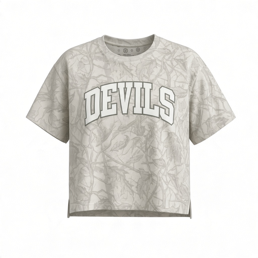 Lebanon Devils White Camo Tee