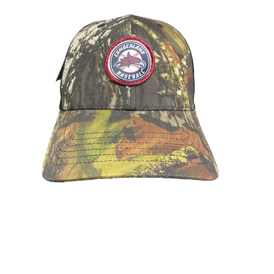 Cumberland Cap America Mossy Oak Camo Baseball Patch Trucker Hat