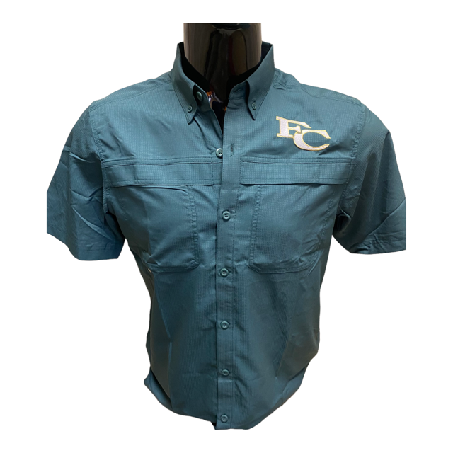 Friendship Full Button Fishing Shirt FC Logo