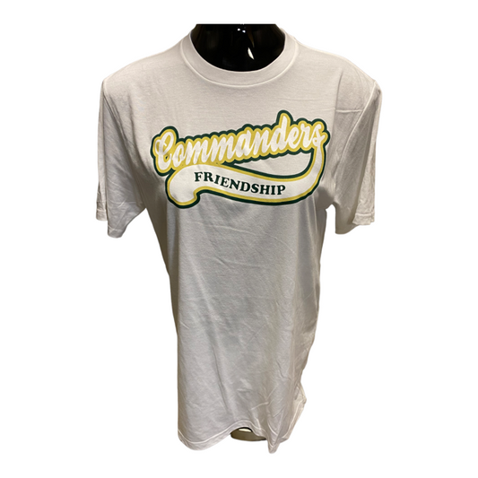 Friendship District Made Script Commanders Tri Blend Tee