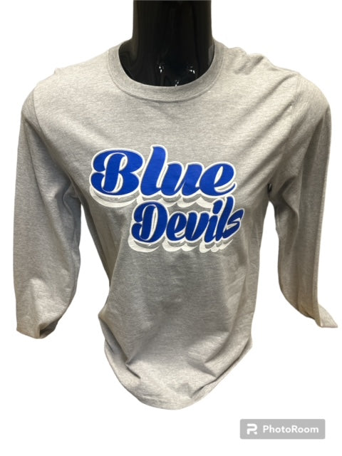 Lebanon Volunteer Knitwear LS Blue Devils Tee