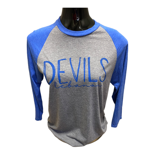 Lebanon Devils District Baseball Tee