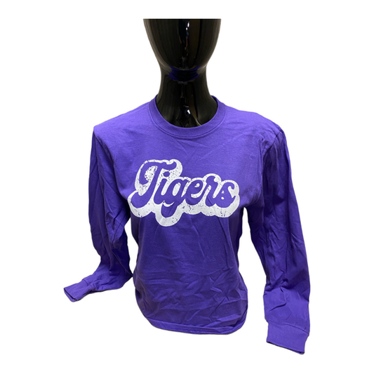 Watertown Script Tigers Long Sleeve Tee