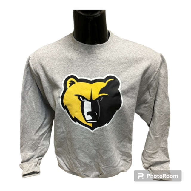 Mt. Juliet Cotton Crew Big Bear Head Logo