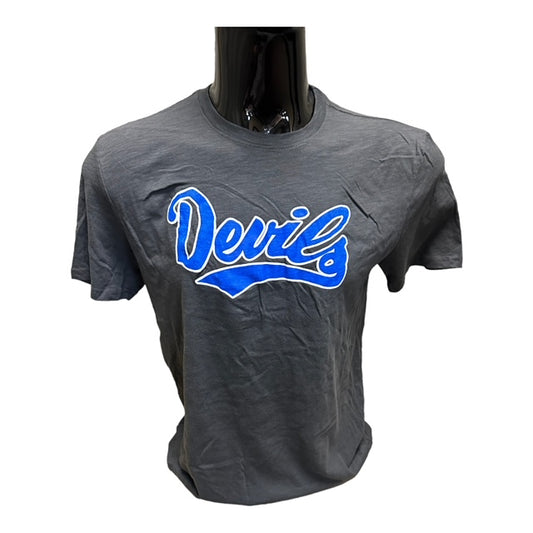 Lebanon Devils 2-Color Script Slub Tee