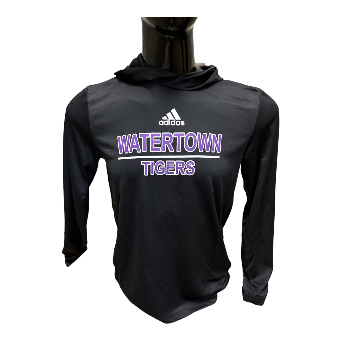 Watertown_Tigers Adidas LS Hoodie Tee