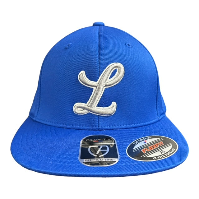 Lebanon Script L Cap America Fitted Hat