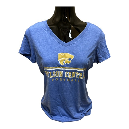 Wilson Central Ladies Tri Blend Football Tee