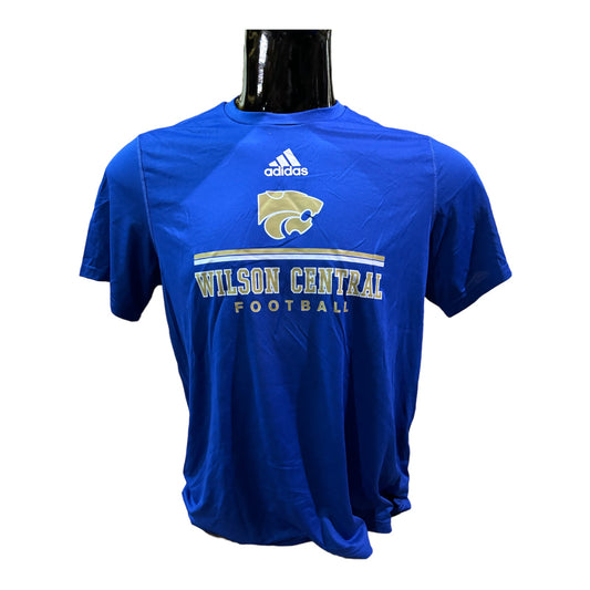 Wilson Central Adidas Cougar Head Football Tee