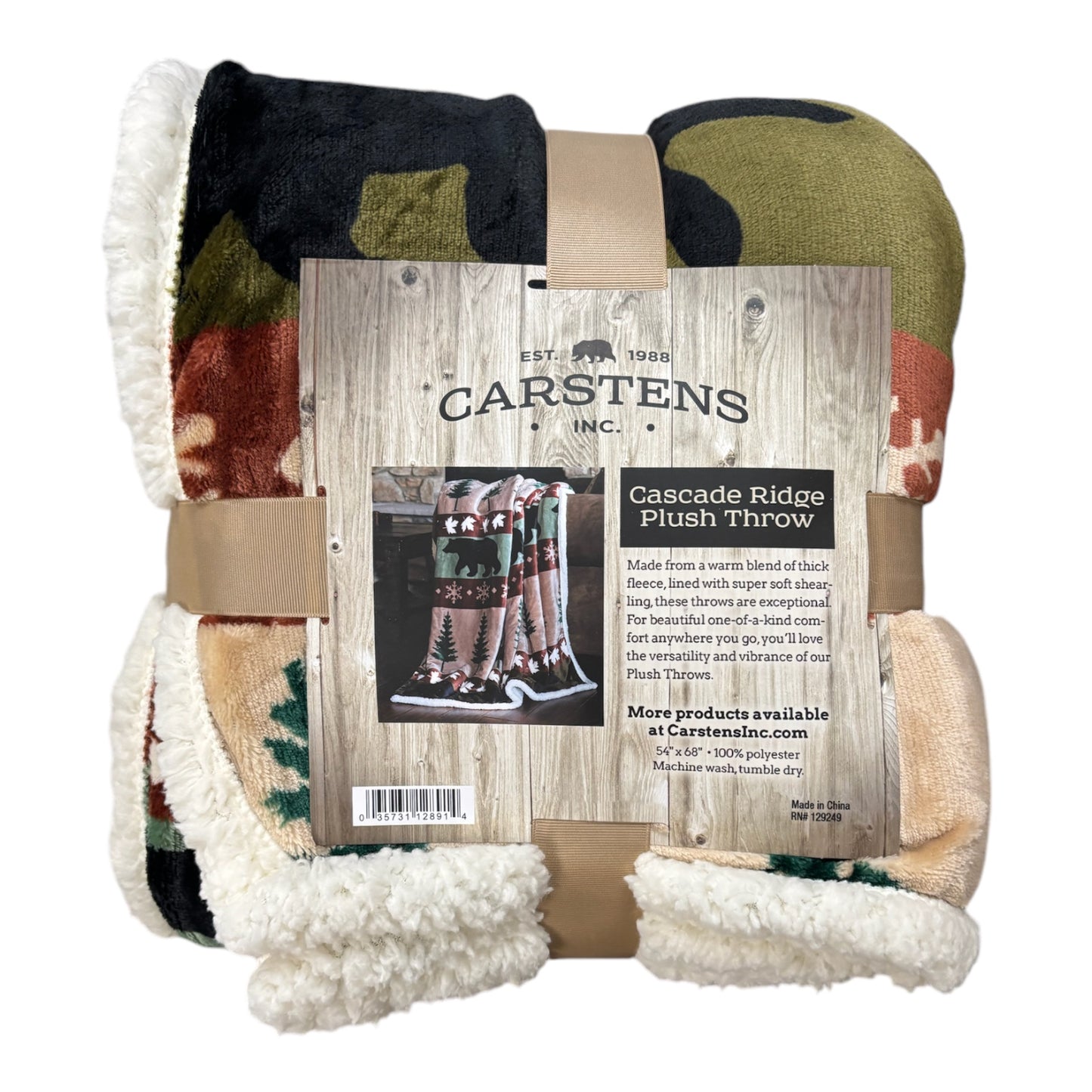 Carstens by Wrangler Plush Throw