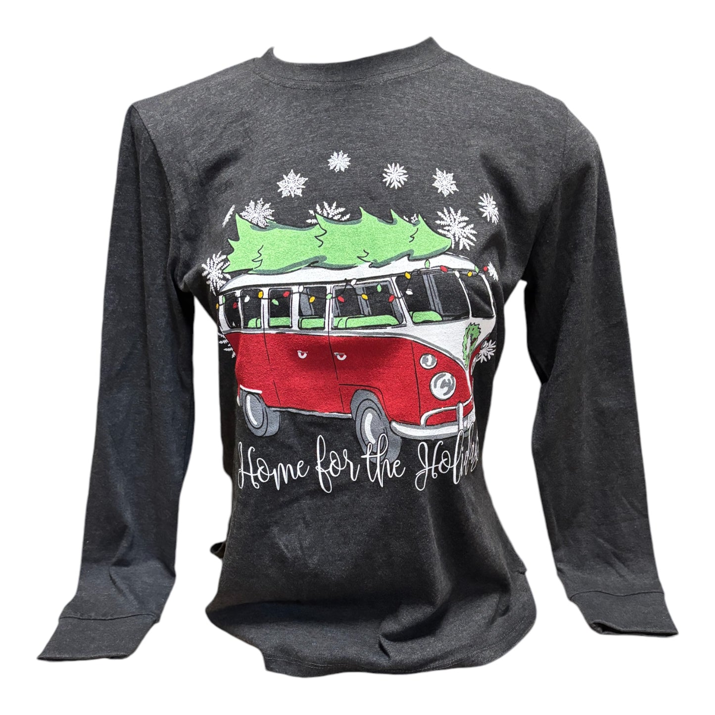 Royce Holiday Bus Long Sleeve Poncho Tee