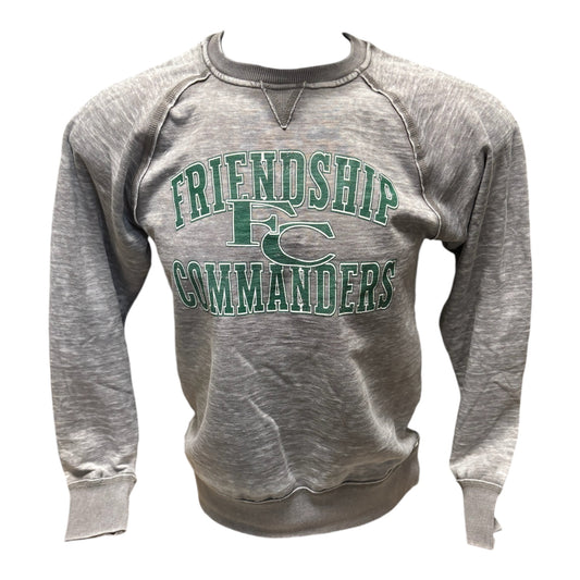 Friendship J America Distressed Logo Crew Neck