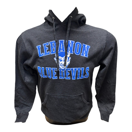 Lebanon Independent Distressed Logo Hood