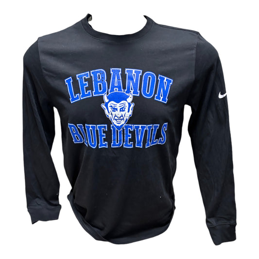 Lebanon Nike Distressed Logo LS Tee