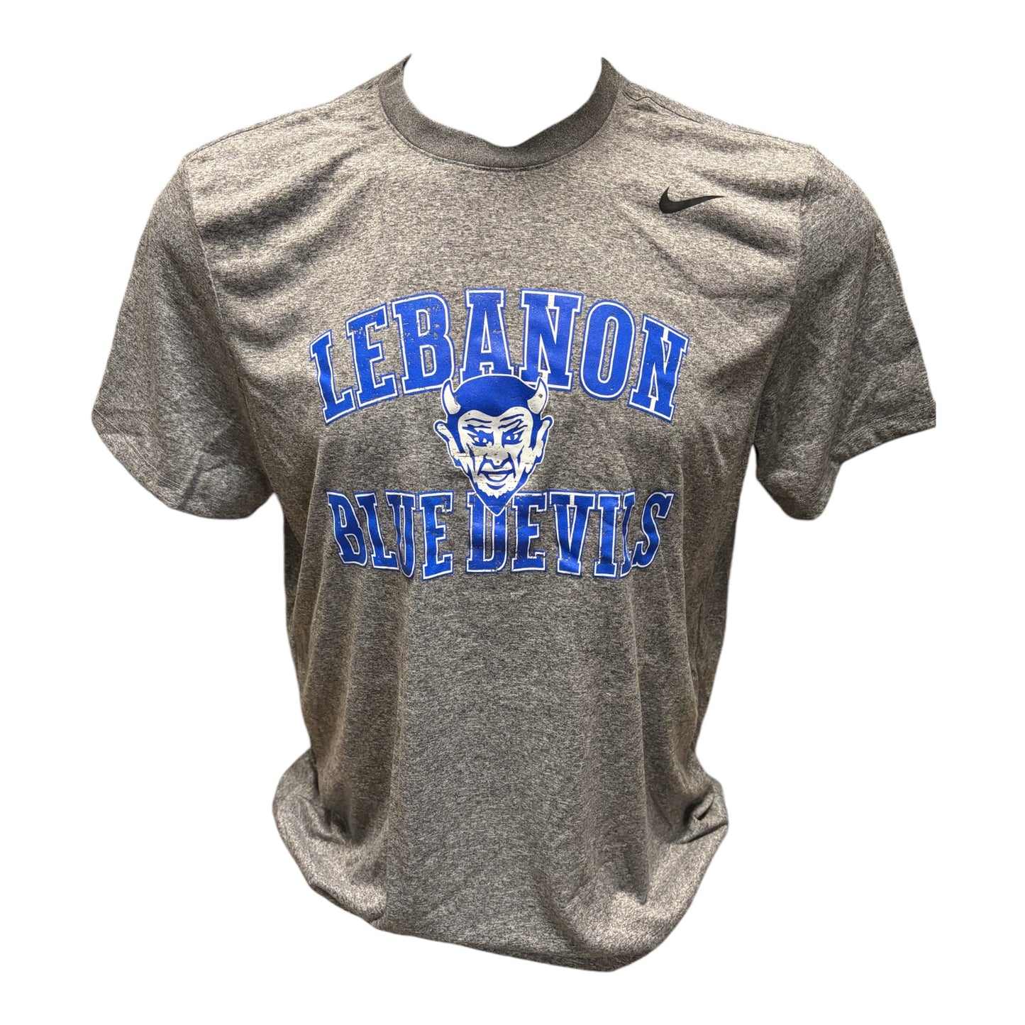 Lebanon Nike Distressed Logo SS Performance Tee