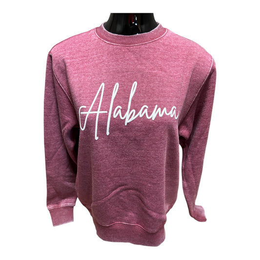 Alabama Puff Print Royce Mosspoint Crew