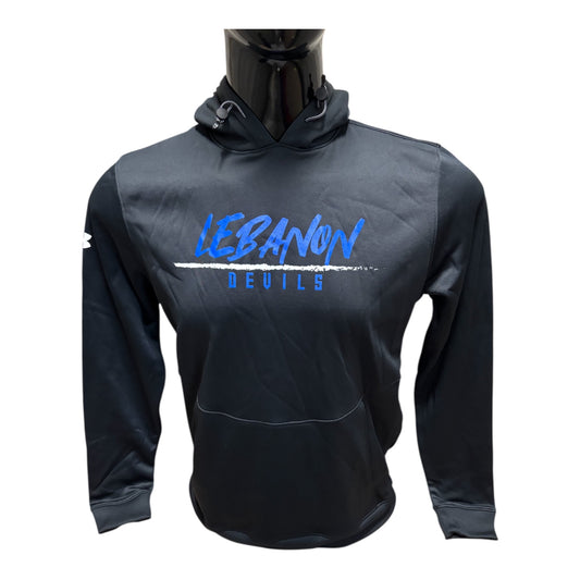 Lebanon Handwritten Line Devils UnderArmour Hood