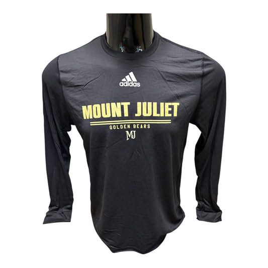 Mt. Juliet 2 Line Bears Adidas LS Tee