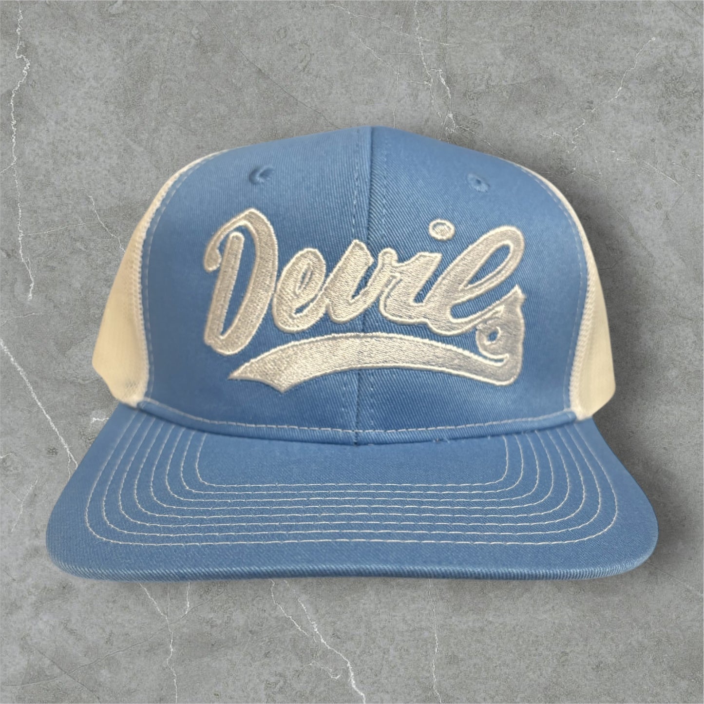 Lebanon Champro Trucker Style Script Devils Caps