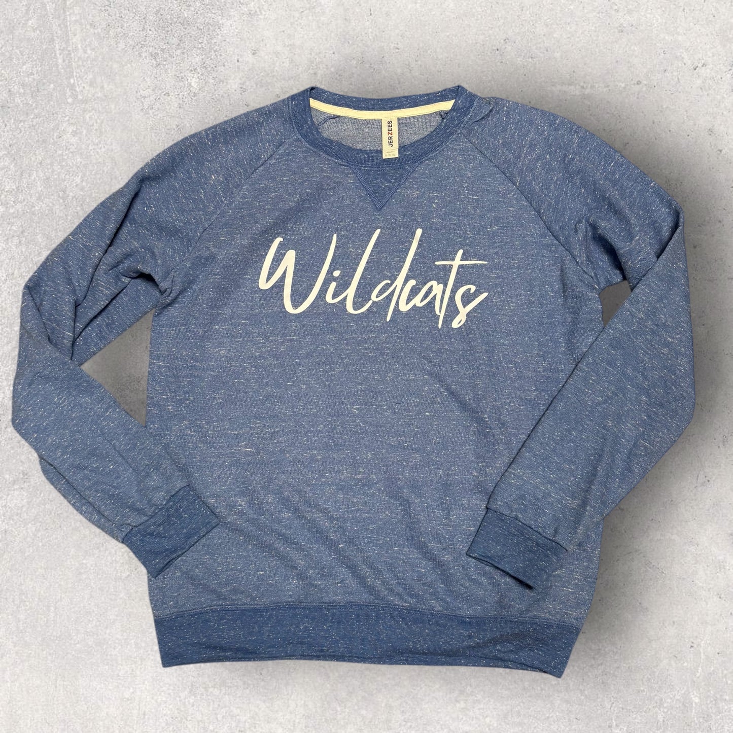 Wilson Central French Terry Script Wildcats Crew