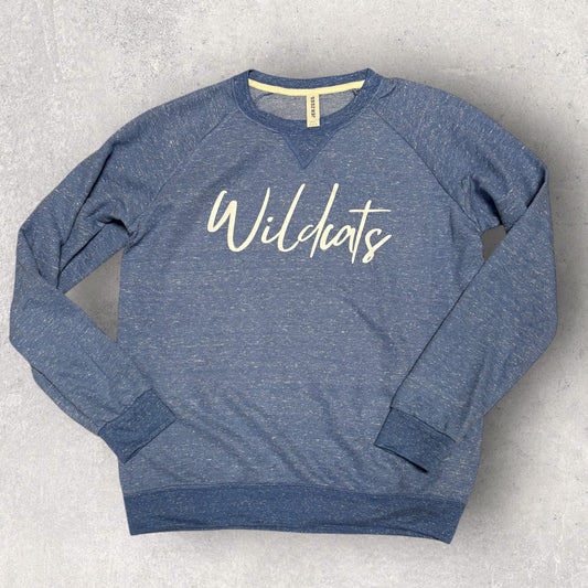 Wilson Central French Terry Script Wildcats Crew