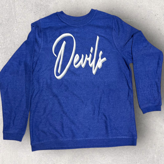 Lebanon Corded Two Color Devils Crew