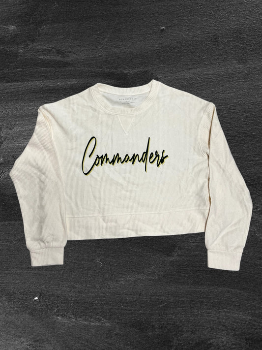 Friendship Two Color Script Cropped Corded