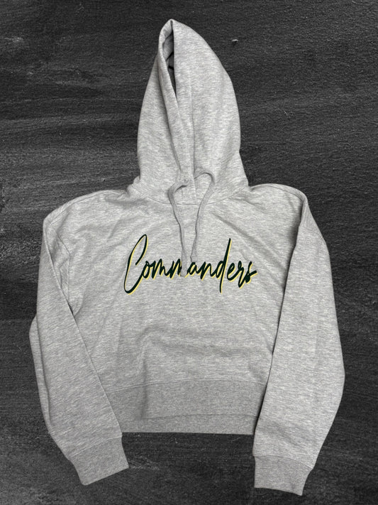 Friendship Two Color Script Cropped Hood