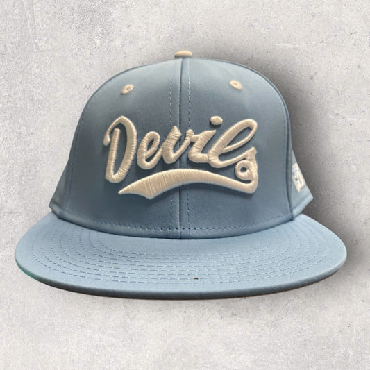 Lebanon Script Devils Baby Blue Cap