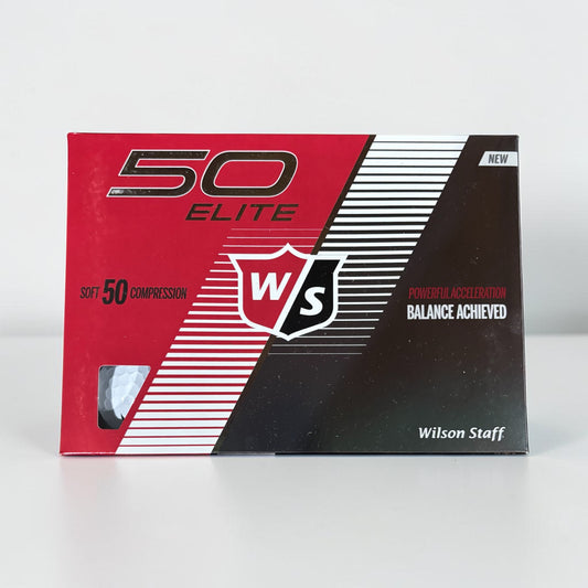 Wilson Staff 50 Elite Golf Balls-White