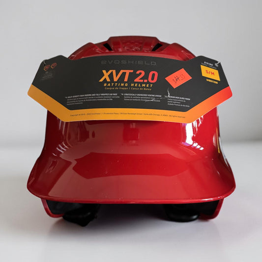 Evoshield XVT 2.0 Shiny Red Batting Helmet
