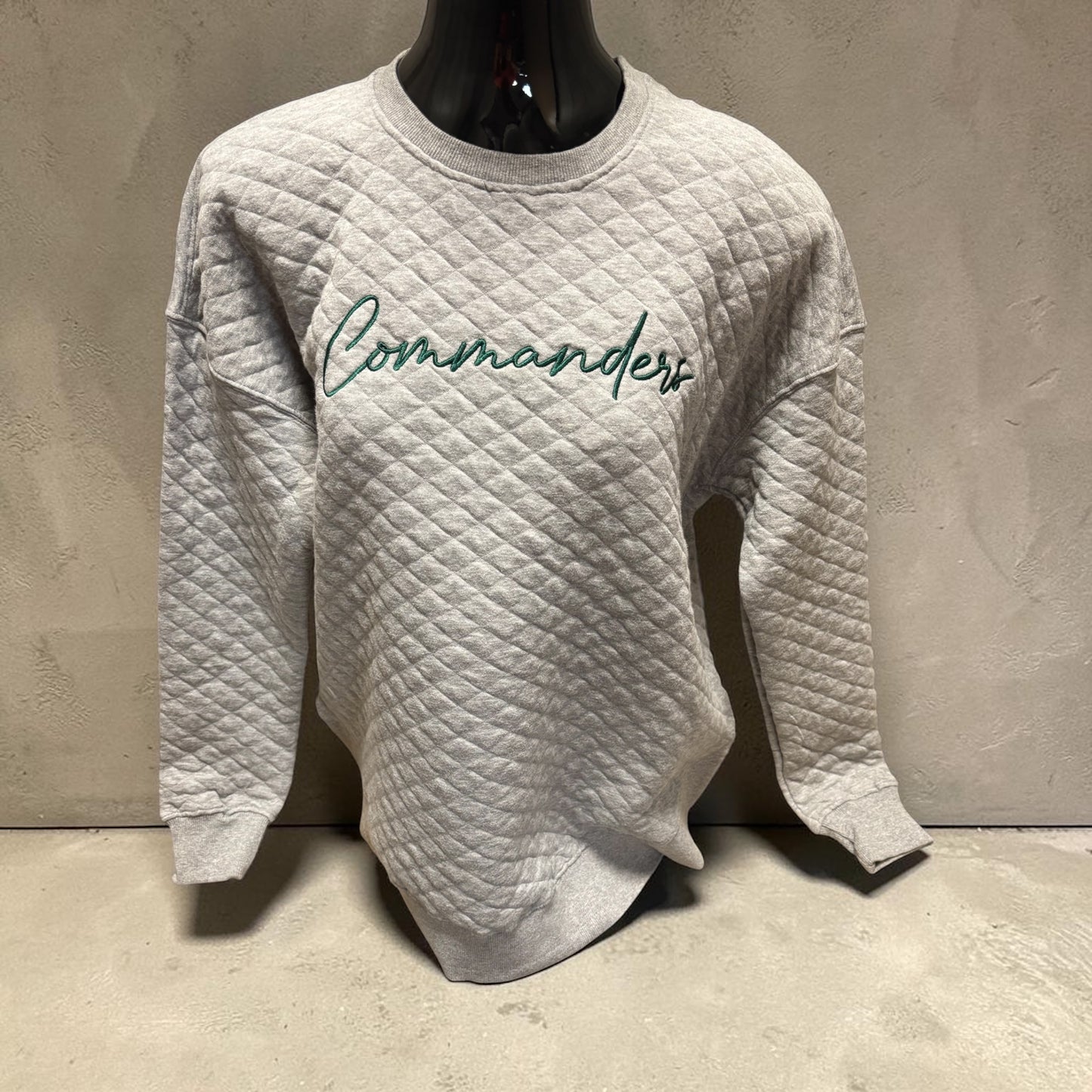 Friendship Embroidered Commanders Quilted Poncho
