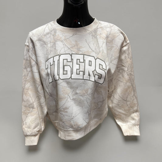 Tigers White Camo Crew