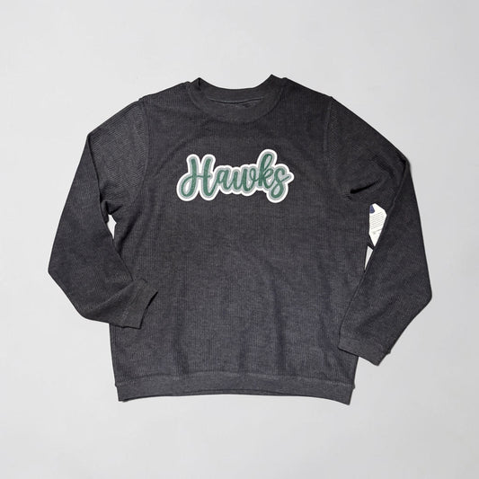Green Hill Script Corded Crew