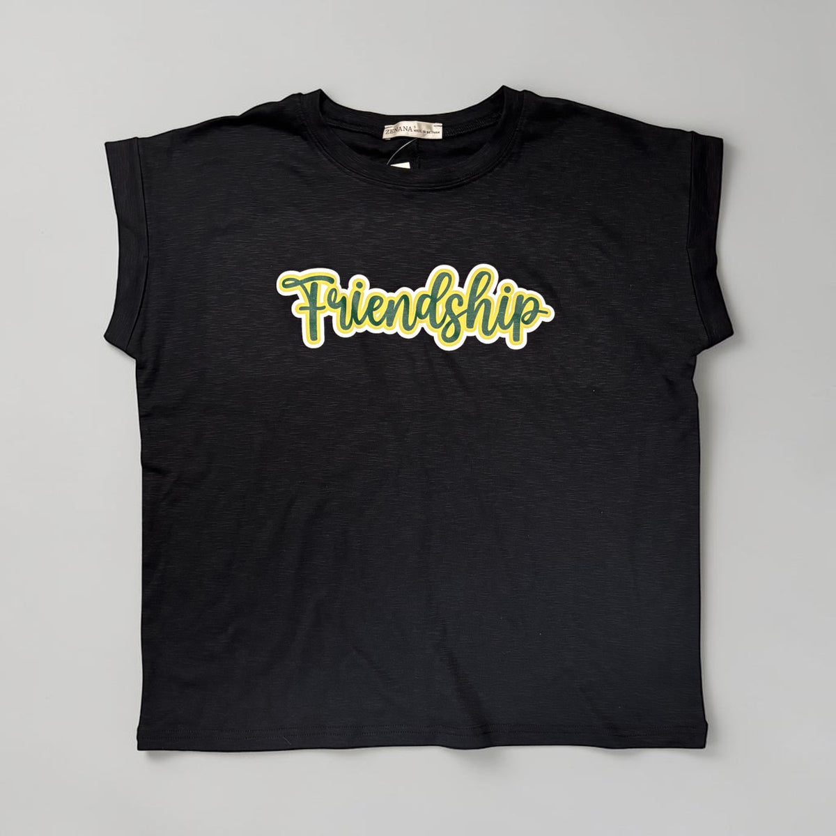 Friendship Zenana Cuffed Tee