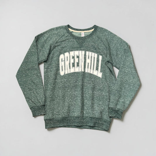 Green Hill Arched French Terry Crew