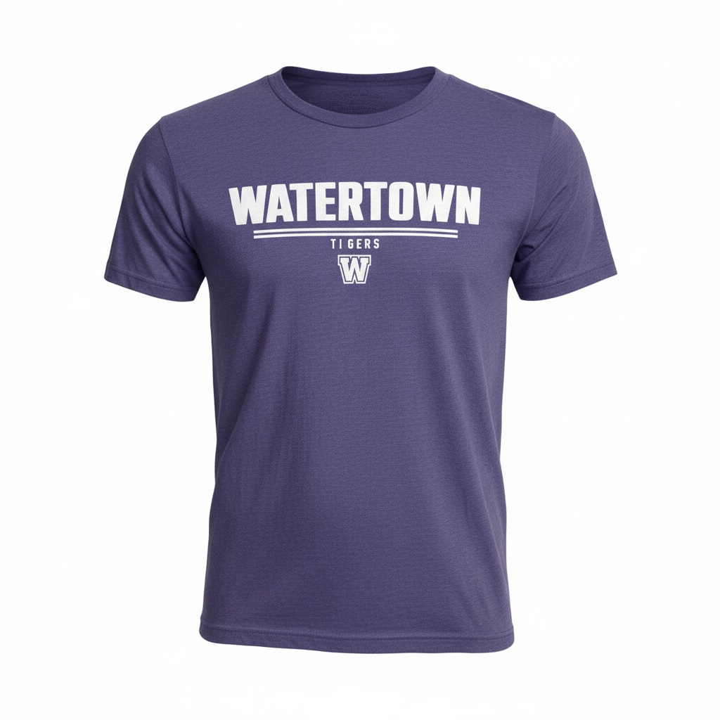 Watertown 2 Line Ring Spun Cotton Tee